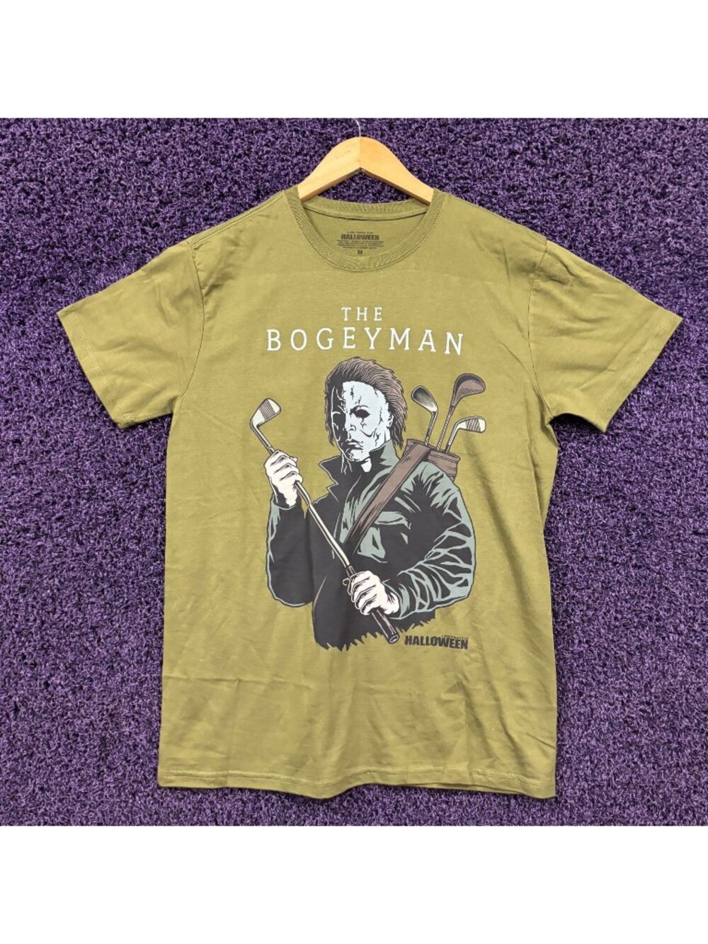 The Bogey Man Michael Myers Golf Halloween Film T-Shirt M